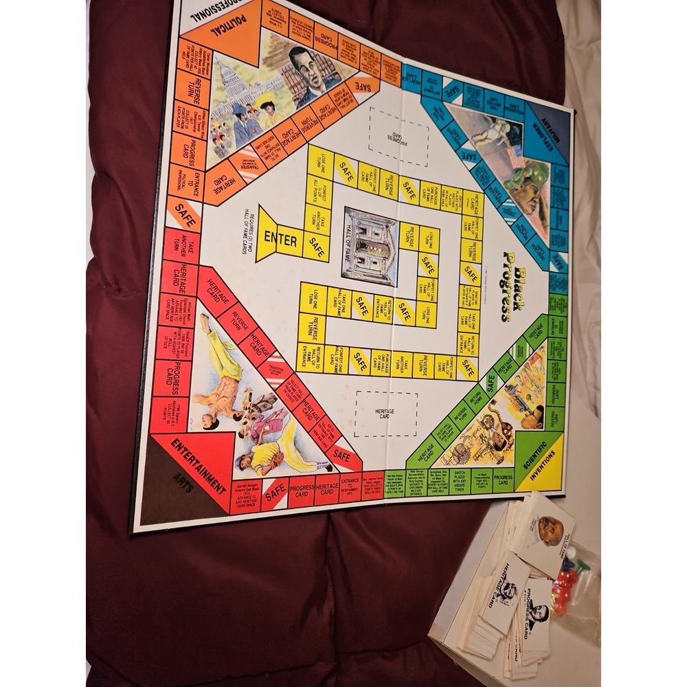 Vintage Black History Progress Game 1982 Black Heritage Home School Complete - Picture 5 of 8
